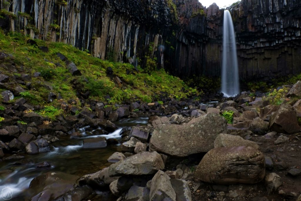 7 days Iceland road trip itinerary Svartifoss (black falls) in Iceland