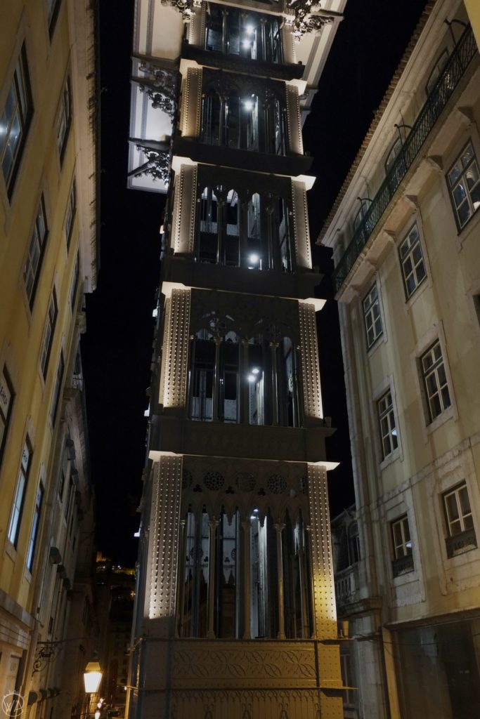 The Santa Justa Lift in Lisbon