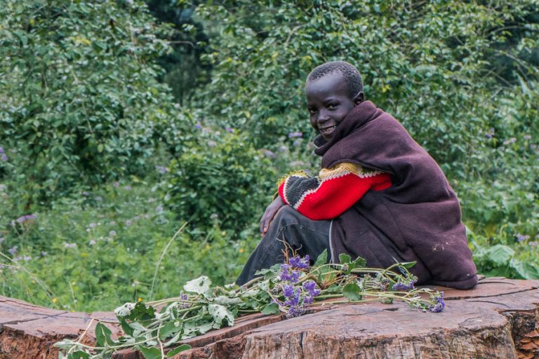 Kenya charity visit in local village and how to sponsor a child in