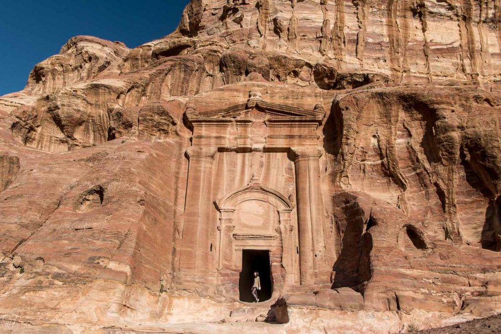 Petra views in Jordan, Tombs
