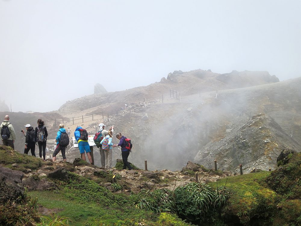 La Soufrière volcano hike in Guadeloupe