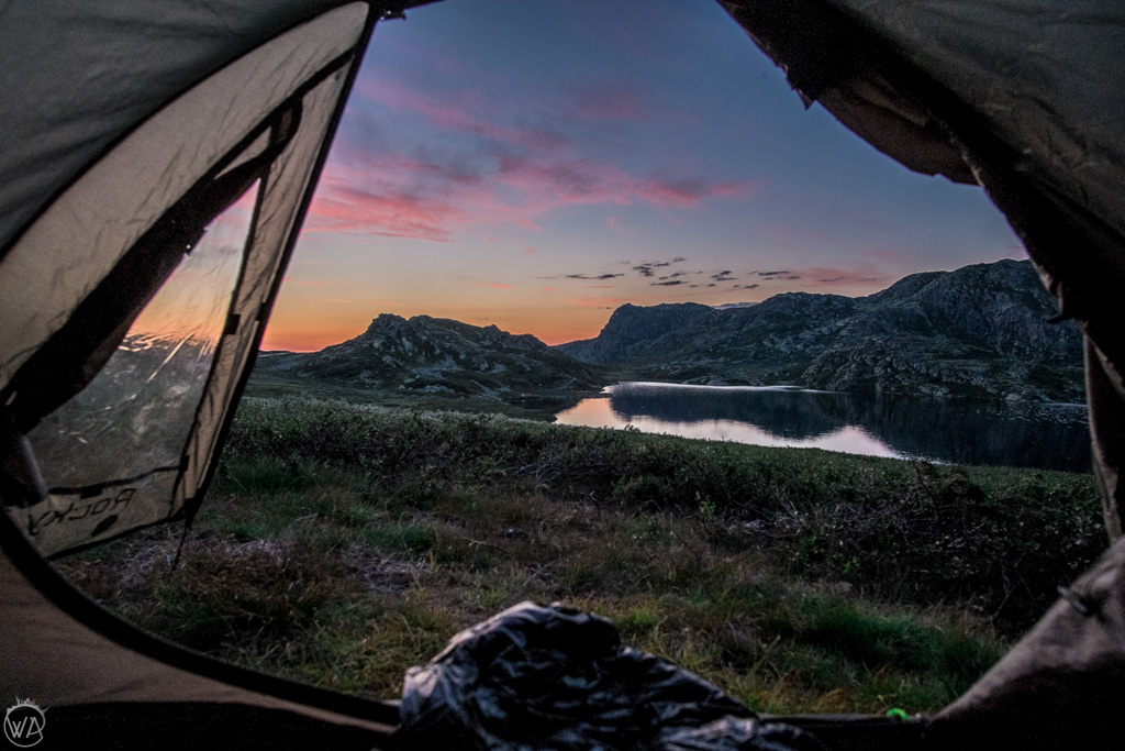 Wild camping in Norway, Rjukan area.