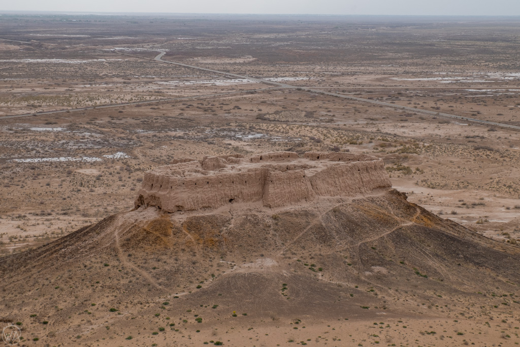 View to Ayaz Kala fortress, Uzbekistan