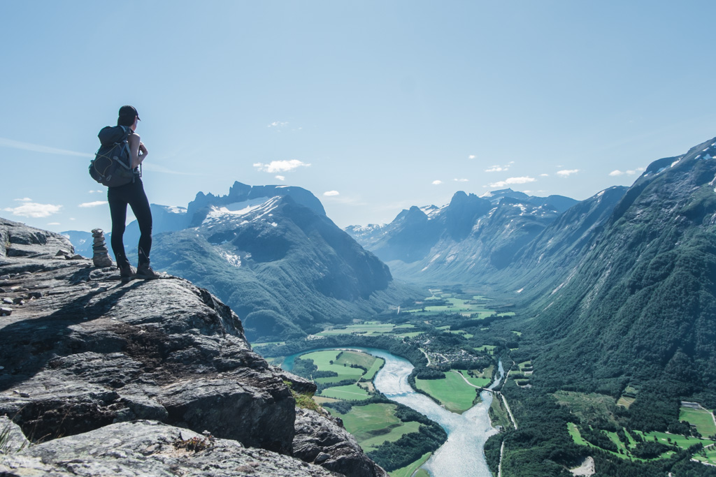 Romsdalseggen Ridge offers the best views from Norway hiking trails