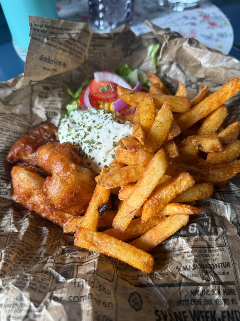 fish and chips in lofoten