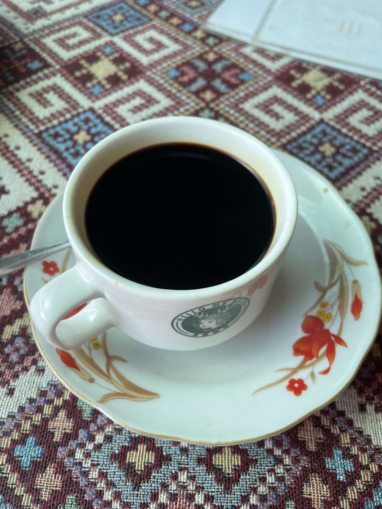 Black coffee in Norway